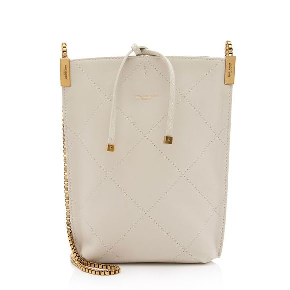 Saint Laurent Handbags - Saint Laurent Lambskin Suzanne Mini Hobo